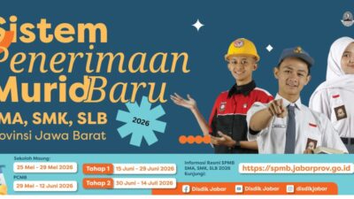 SPMB SMA, SMK, dan SLB Jawa Barat 2026 Resmi, Catat Jadwal Pentingnya