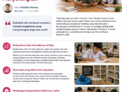 Darurat Literasi Bukan Karena Anak Malas Membaca, Tetapi Karena Kita Belum Membuat Membaca itu Menyenangkan