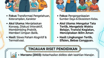 Dua Wajah Profesionalisme Guru: Mengupas Peran antara Pengajar dan Manajer Pembelajaran