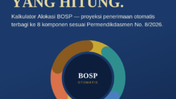 Input Dana BOSP, Sisanya Biar Excel yang Hitung: Mengenal Kalkulator Alokasi BOSP